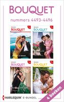 Bouquet e-bundel nummers 4493 - 4496 - Michelle Smart, Lela May Wight, Lorraine Hall, Louise Fuller - ebook