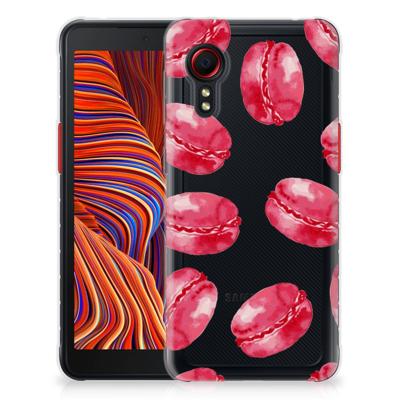 Samsung Galaxy Xcover 5 | Siliconen Case | Pink Macarons