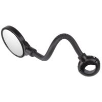 M-Wave fietsspiegel spy base 3d 31,5 cm glas matzwart