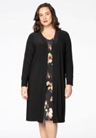 Yoek Vest met splitten | Zwart | Maat 58/60