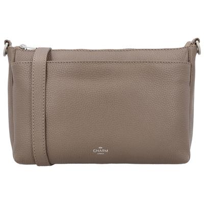 Charm London Schoudertas 3 Vaks Washington Taupe