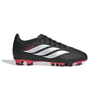 adidas Predator Club Gras / Kunstgras Voetbalschoenen (MG) Kids Zwart Wit Rood