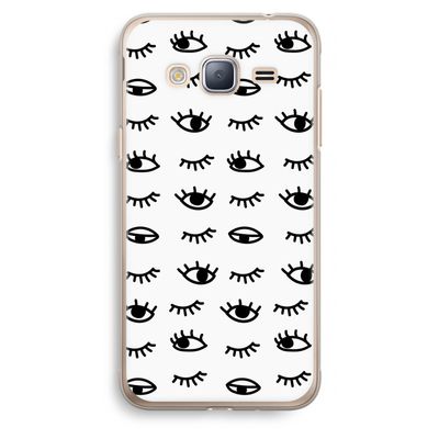 Eye pattern #2: Samsung Galaxy J3 (2016) Transparant Hoesje