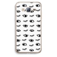 Eye pattern #2: Samsung Galaxy J3 (2016) Transparant Hoesje