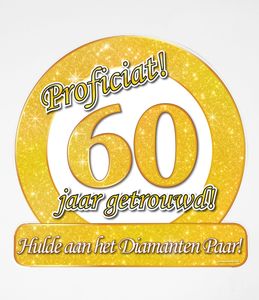 Huldeschild 60 Jaar Getrouwd