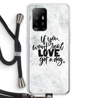 Partner in crime: Oppo A94 5G Transparant Hoesje met koord