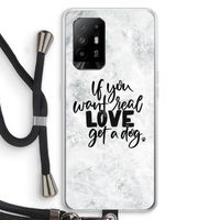 Partner in crime: Oppo A94 5G Transparant Hoesje met koord