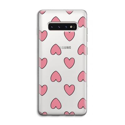 Ondersteboven verliefd: Samsung Galaxy S10 4G Transparant Hoesje