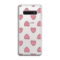 Ondersteboven verliefd: Samsung Galaxy S10 4G Transparant Hoesje