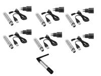 EUROLITE Set QuickDMX 1x Transmitter + 6x AKKU Receiver