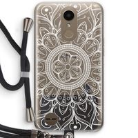 Roses Are Red: LG K10 (2017) Transparant Hoesje met koord
