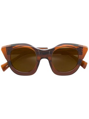 Kuboraum lunettes de soleil U10 - Marron