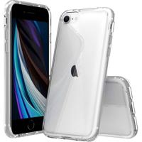 JT Berlin Pankow Clear Backcover Apple iPhone SE (2020), iPhone 8, iPhone 7 Transparant Inductieve lading