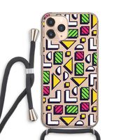 8-bit N°4: iPhone 11 Pro Transparant Hoesje met koord