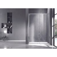 Saniclass Neptune Schuifdeur - 150x200cm - softclose - links/rechts - gepolijst zilver SNI6121-150S