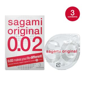 Sagami Original 0.02 - Ultradunne Latexvrije Condooms 3 stuks