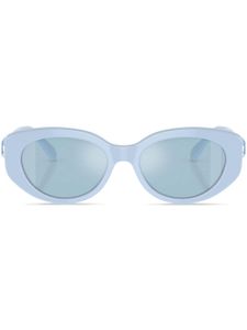 Swarovski lunettes de soleil à monture papillon - Bleu