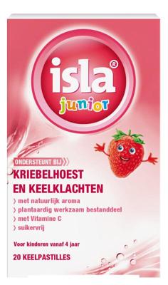 Isla Junior keelpastilles aardbei