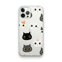 Katten: iPhone 12 Pro Transparant Hoesje