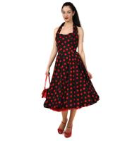 Polka Dress Black/Red-32 (NL)/ 6 (UK) | 32% korting - thumbnail