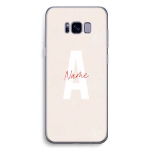 Strawberry Milkshake: Samsung Galaxy S8 Plus Transparant Hoesje