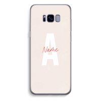 Strawberry Milkshake: Samsung Galaxy S8 Plus Transparant Hoesje