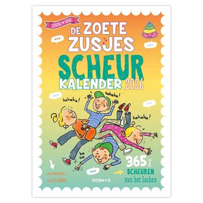 De Zoete zusjes moppenscheurkalender 2026