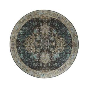 Heritaged Rond vintage vloerkleed - Fade No.2 groen - 152 cm rond