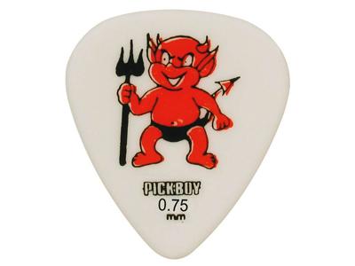Pickboy GP1402-075 0.75 mm. plectra met "red devil"-design
