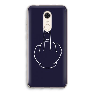 F**k U: Xiaomi Redmi 5 Transparant Hoesje