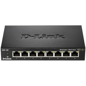 D-Link DGS-108 Netwerk switch 8 poorten 1 GBit/s