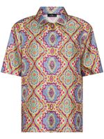 ETRO paisley-print silk shirt - Rose