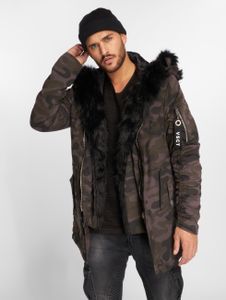 VSCT Clubwear / winterjas 2-Face in zwart