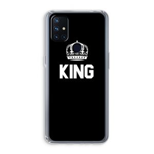 King zwart: OnePlus Nord N10 5G Transparant Hoesje