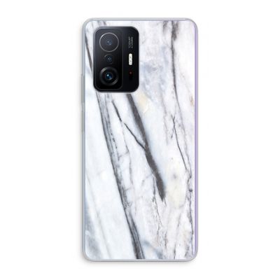 Gestreepte marmer: Xiaomi 11T Pro Transparant Hoesje