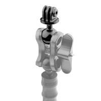 PULUZ CNC aluminium kogelkop adapter houder voor DJI osmo actie GoPro HERO7/6/5/5 sessie/4 sessie/4/3 +/3/2/1 Xiaoyi en andere Actiecamera's diame