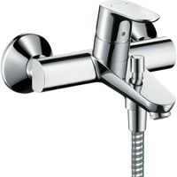 Hansgrohe Focus E2 badkraan met omstel en koppelingen chroom 31940000