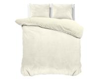 Sleeptime Velvet Uni Dekbedovertrek Creme 240 x 220 cm