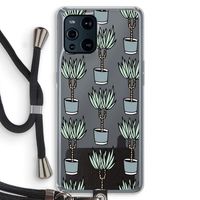 Boompje: Oppo Find X3 Transparant Hoesje met koord
