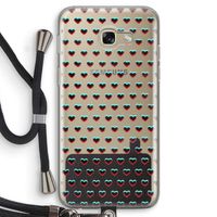 Hartjes: Samsung Galaxy A5 (2017) Transparant Hoesje met koord