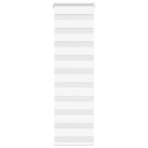 VidaXL Zebra rolgordijn 50x100 cm stofbreedte 45,9cm polyester wit