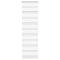 VidaXL Zebra rolgordijn 50x100 cm stofbreedte 45,9cm polyester wit