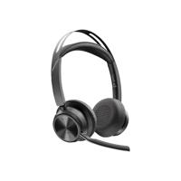 HP Poly Voyager Focus 2 On Ear headset Computer Bluetooth Stereo Zwart Noise Cancelling Headset