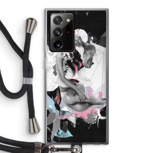 Camouflage de sommeil: Samsung Galaxy Note 20 Ultra / Note 20 Ultra 5G Transparant Hoesje met koord