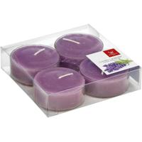 Maxi geurtheelichtjes/waxinelichtjes - 24x - lavendel geur - 8 branduren