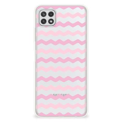 Samsung Galaxy A22 5G | TPU bumper | Waves Roze