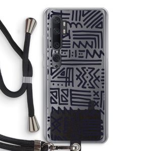 Marrakech print: Xiaomi Mi Note 10 Pro Transparant Hoesje met koord