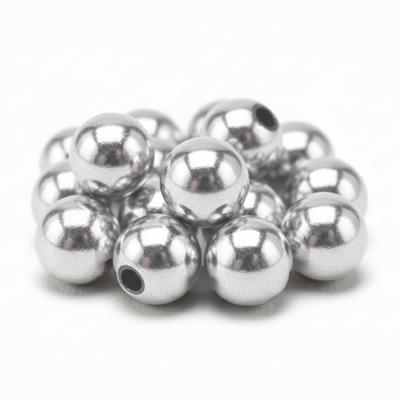 Glans deco kralen - Acryl - Sieraden maken - zilver - 240x stuks - Dia 10 mm - reigkralen Glans deco kralen - Acryl - Sieraden maken - zilver - 240x stuks - Dia 10 mm - reigkralen