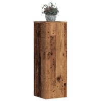 Plantenstandaards 2 st 33x33x100cm bewerkt hout oud houtkleurig