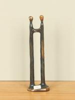 Bronzen sculptuur Relatie, 12,5 cm